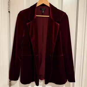 Holiday Velvet Blazer AQUA